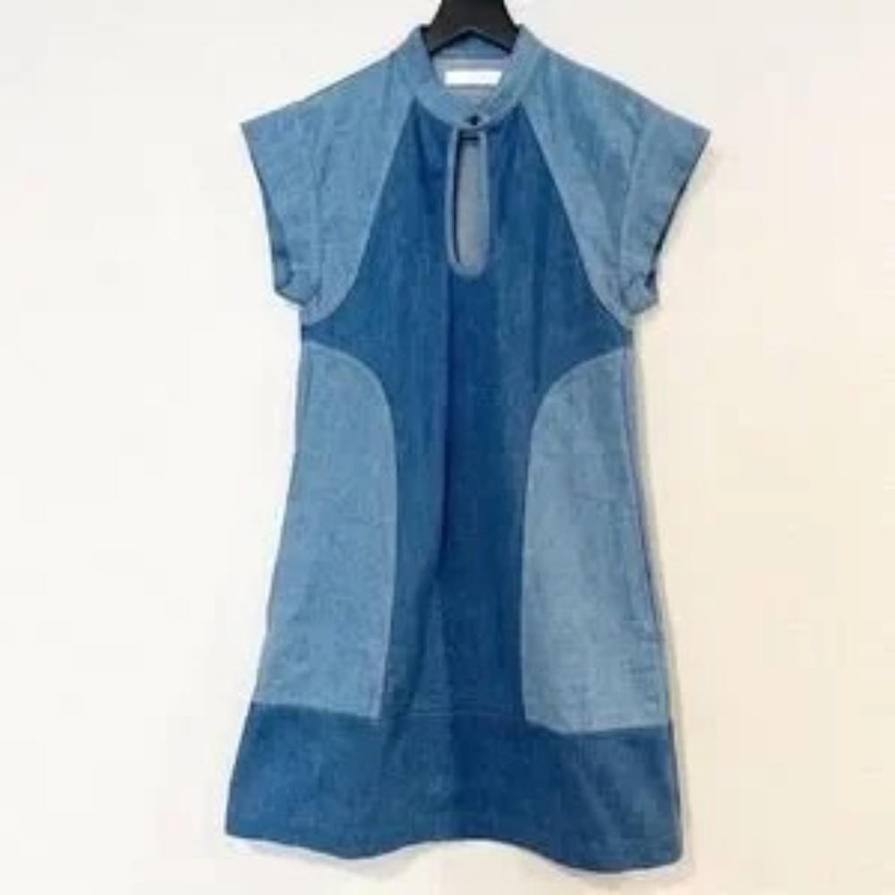 Chloe Blue Denim Mini Dress